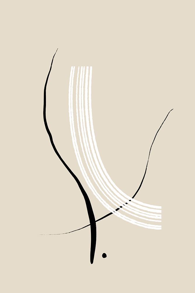 Composition of Lines - The Third art print by Anastasia Sawall for $57.95 CAD