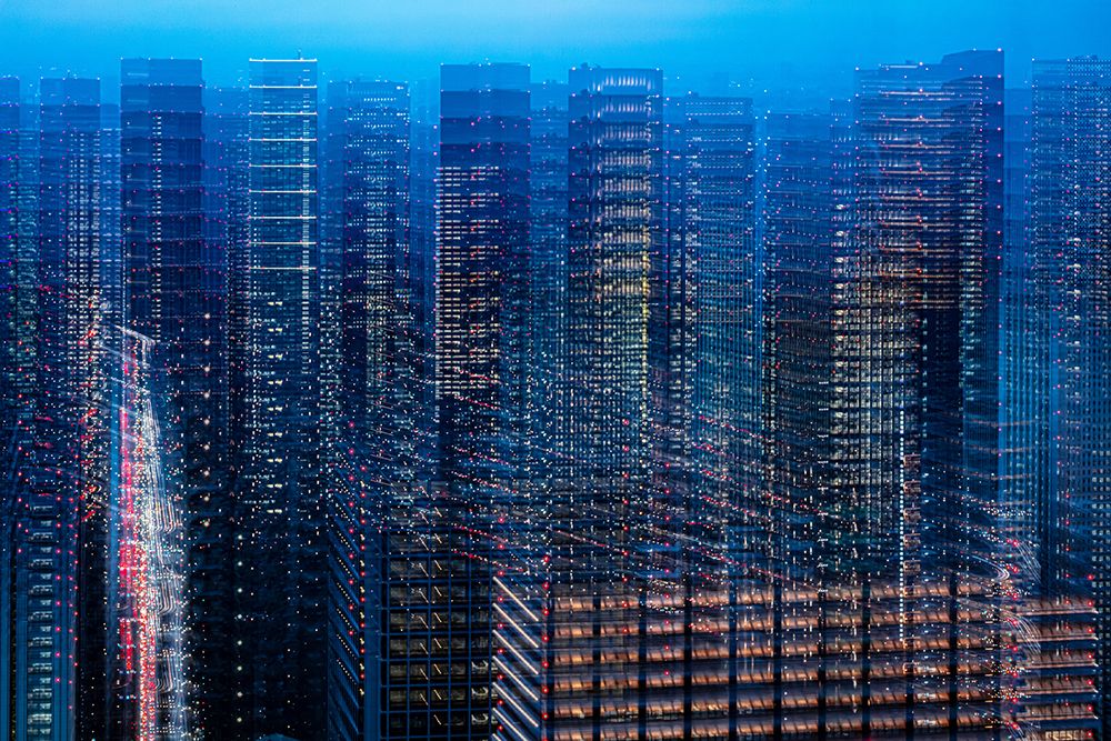 tokyo layers art print by Sasaki Makoto for $57.95 CAD
