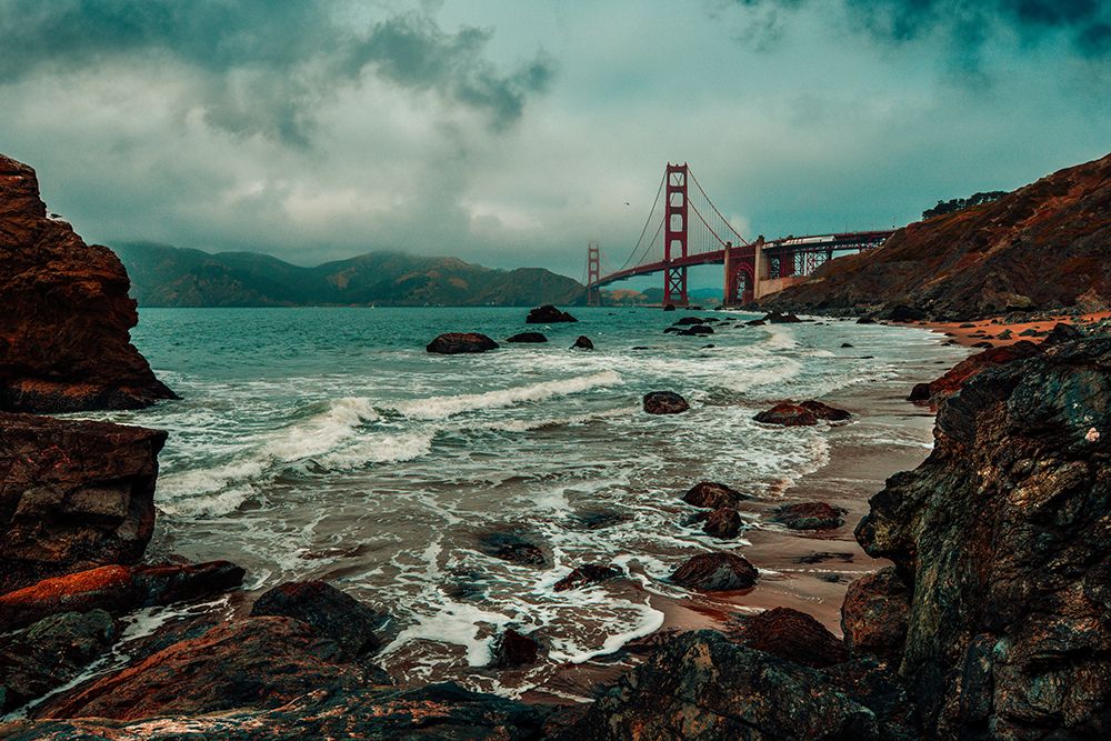golden gate bridge 1 art print by Pirouz Moshavash for $57.95 CAD