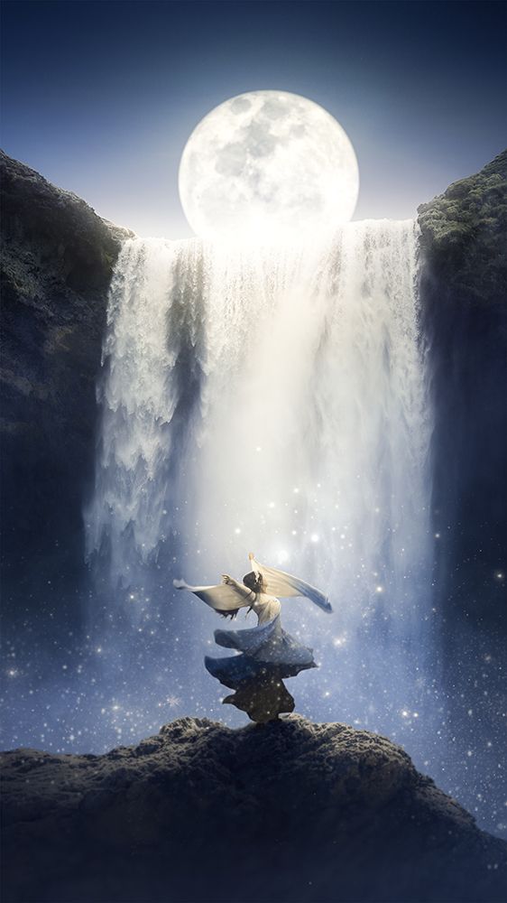 Dance under the moon art print by Can Pu for $57.95 CAD