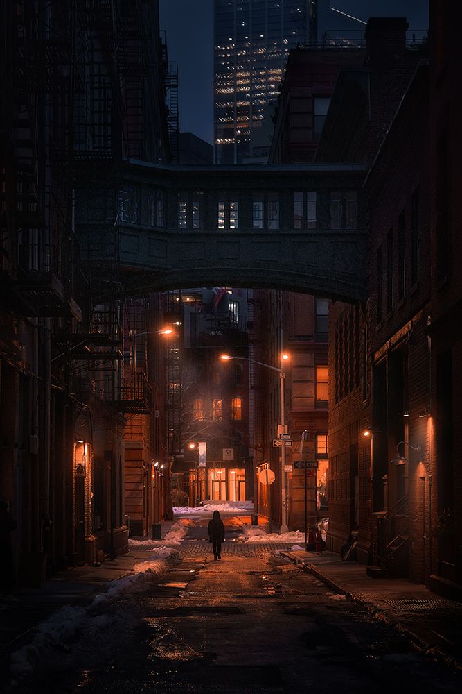 Under The Skybridge art print by Javier De La for $57.95 CAD