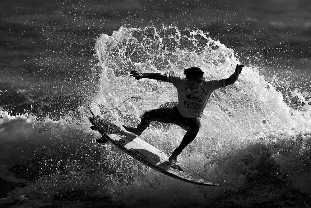 Surfer art print by Ti Wang for $57.95 CAD