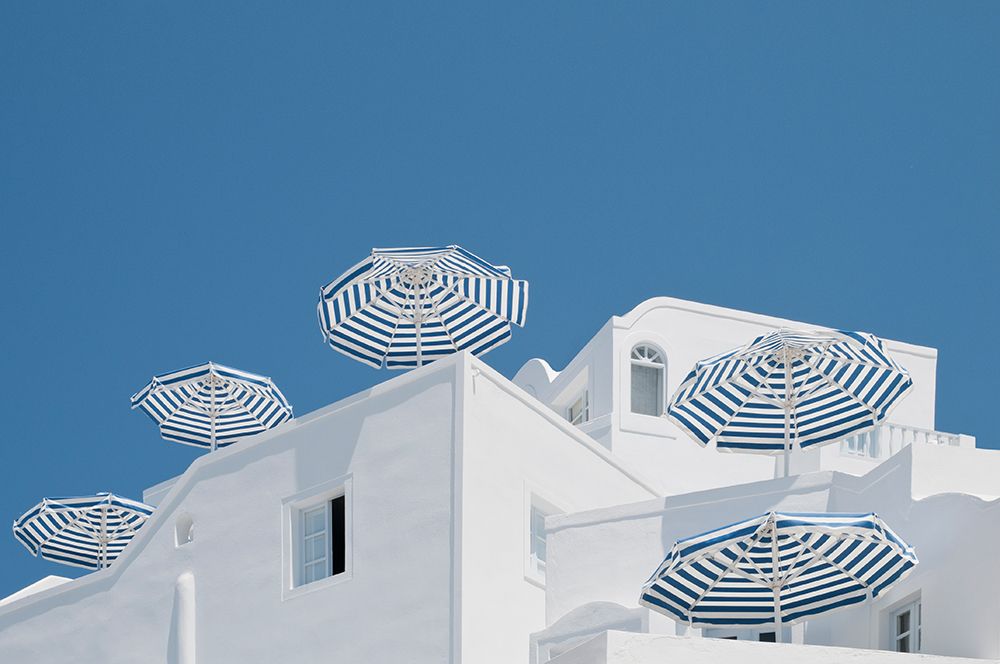 Blue And White art print by Linda Wride for $57.95 CAD
