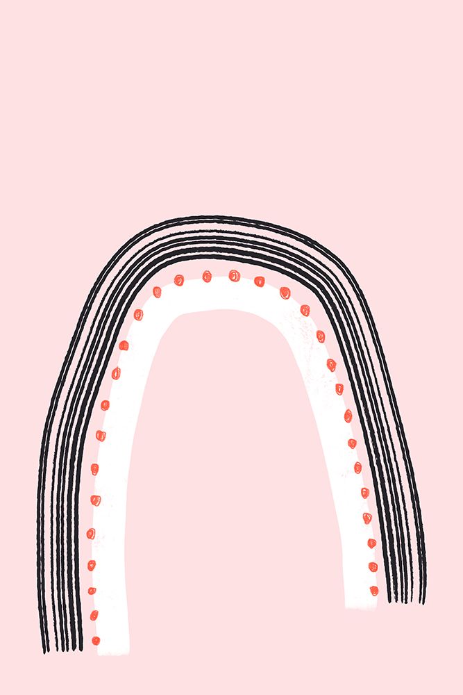 Happy Rainbow art print by Anastasia Sawall for $57.95 CAD