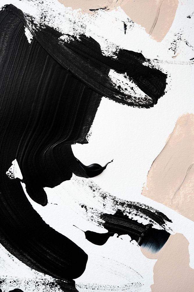 Black and Nude No 3 art print by Anastasia Sawall for $57.95 CAD