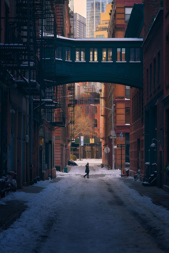 Under The Skybridge art print by Javier De La for $57.95 CAD