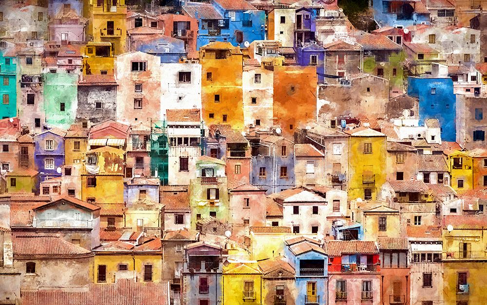 patchwork art print by Rainer Inderst for $57.95 CAD