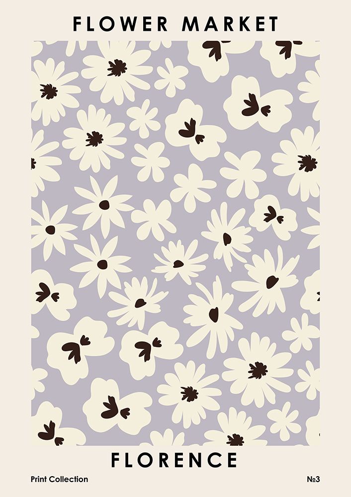 Flower Market Florence art print by NKTN for $57.95 CAD
