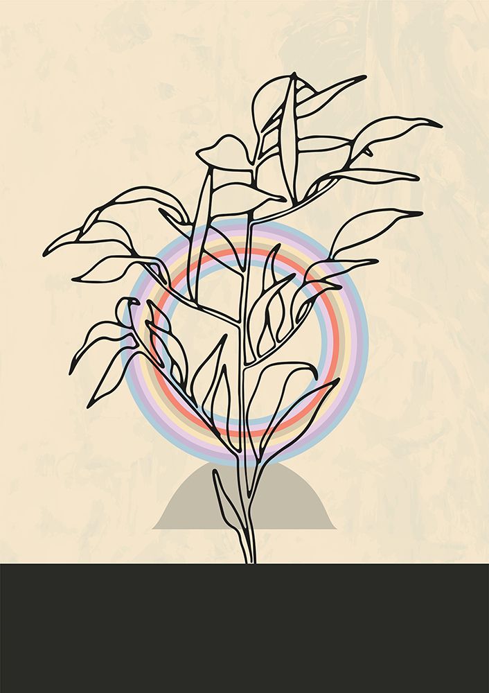 Abstract Flower 2 art print by NKTN for $57.95 CAD