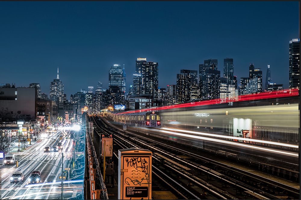 NYC Subway art print by Gengchen Wang for $57.95 CAD