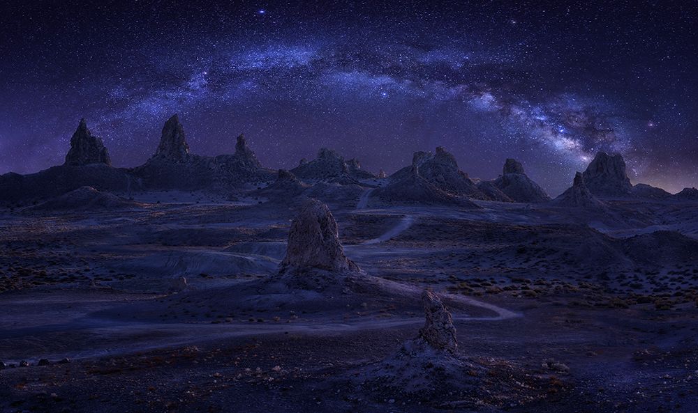 Milky Way Over The Magic Land art print by Anna Zhang for $57.95 CAD