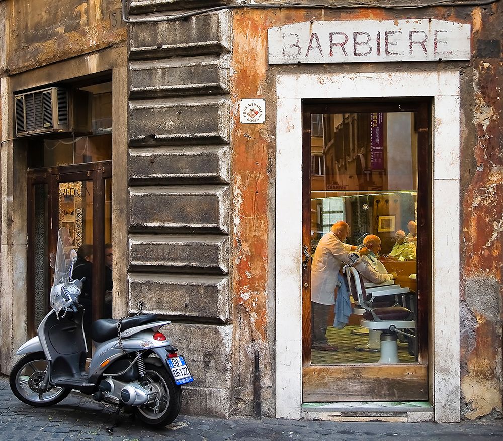 Barbiere art print by Stefan Nielsen for $57.95 CAD