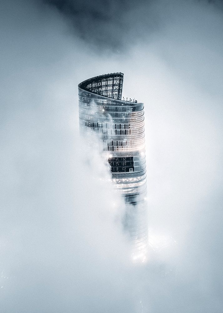 City On The Cloud art print by Aron Tien for $57.95 CAD