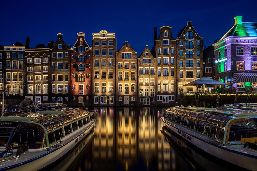 Damrak Amsterdam art print by Genadijs Ze for $57.95 CAD