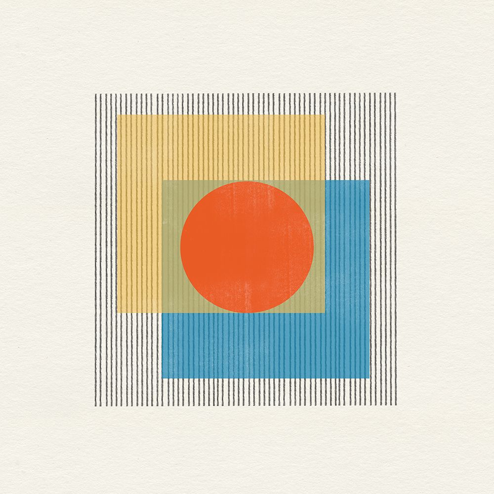 Midcentury Modern Object No3. art print by The Miuus Studio for $57.95 CAD