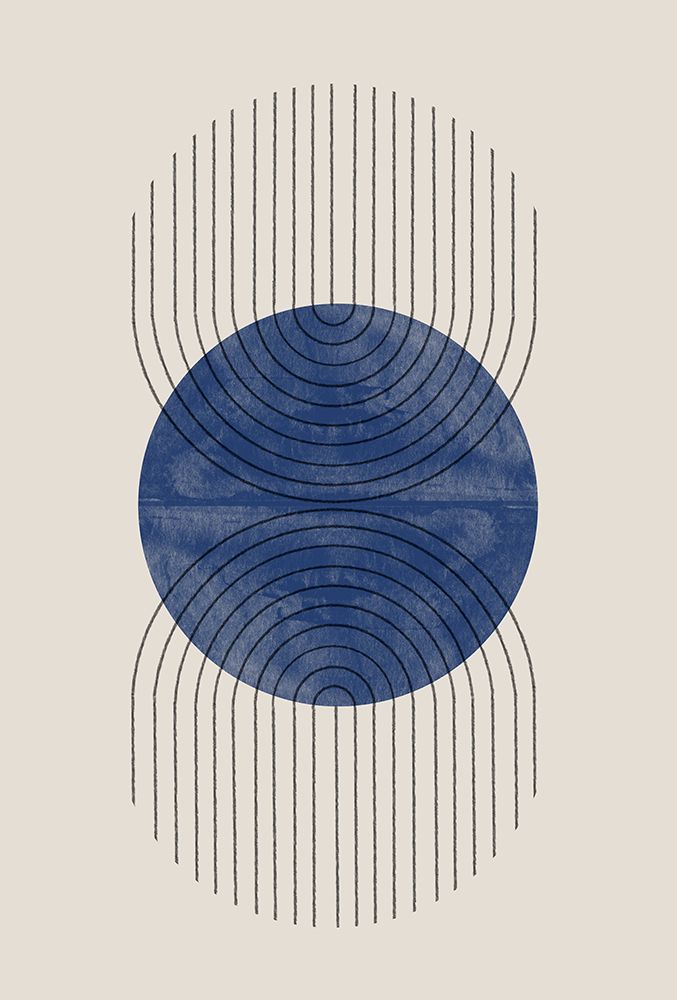 Perfect Point Blue art print by The Miuus Studio for $57.95 CAD