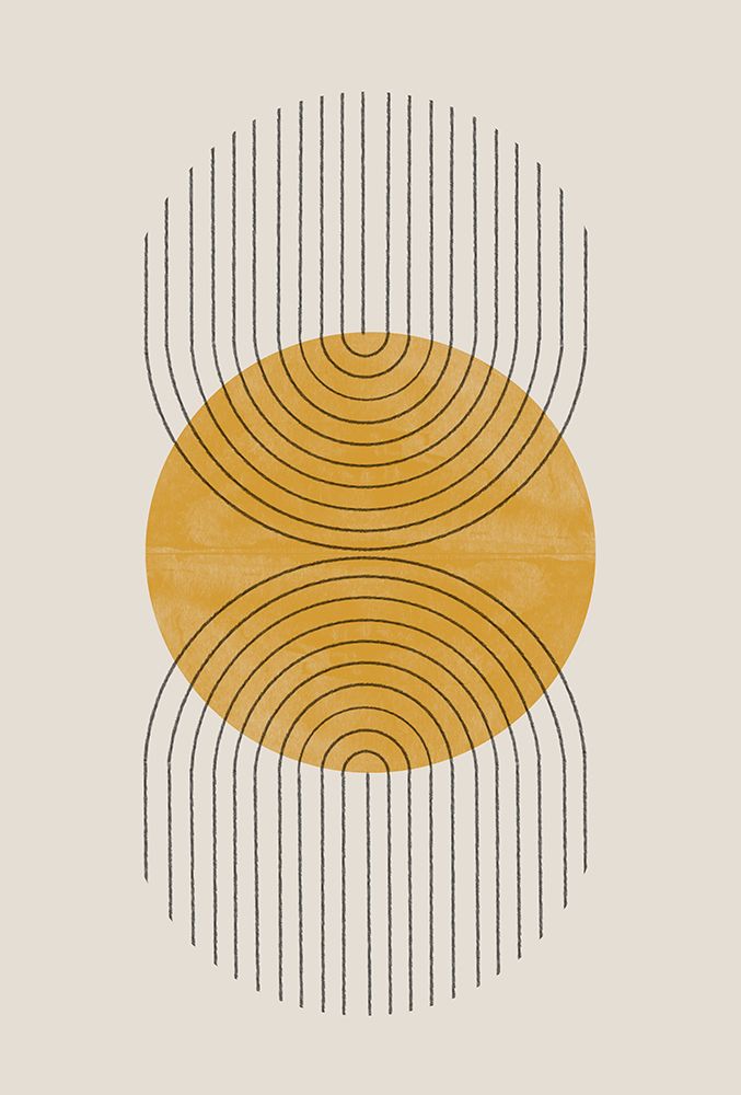 Perfect Point Yellow art print by The Miuus Studio for $57.95 CAD