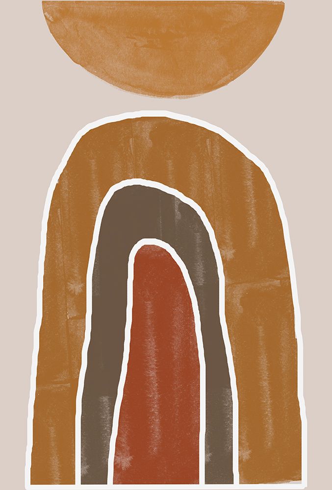 Abstract Rainbow art print by The Miuus Studio for $57.95 CAD