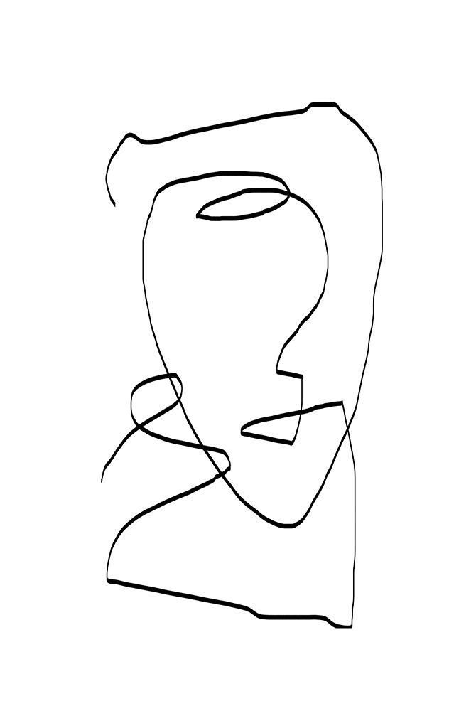 Abstract Head No1. art print by The Miuus Studio for $57.95 CAD