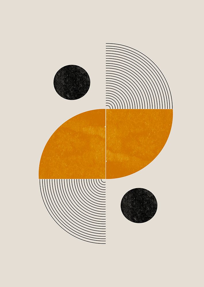 Retro Shape art print by The Miuus Studio for $57.95 CAD