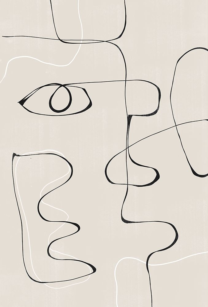 Abstract Face No2. art print by The Miuus Studio for $57.95 CAD