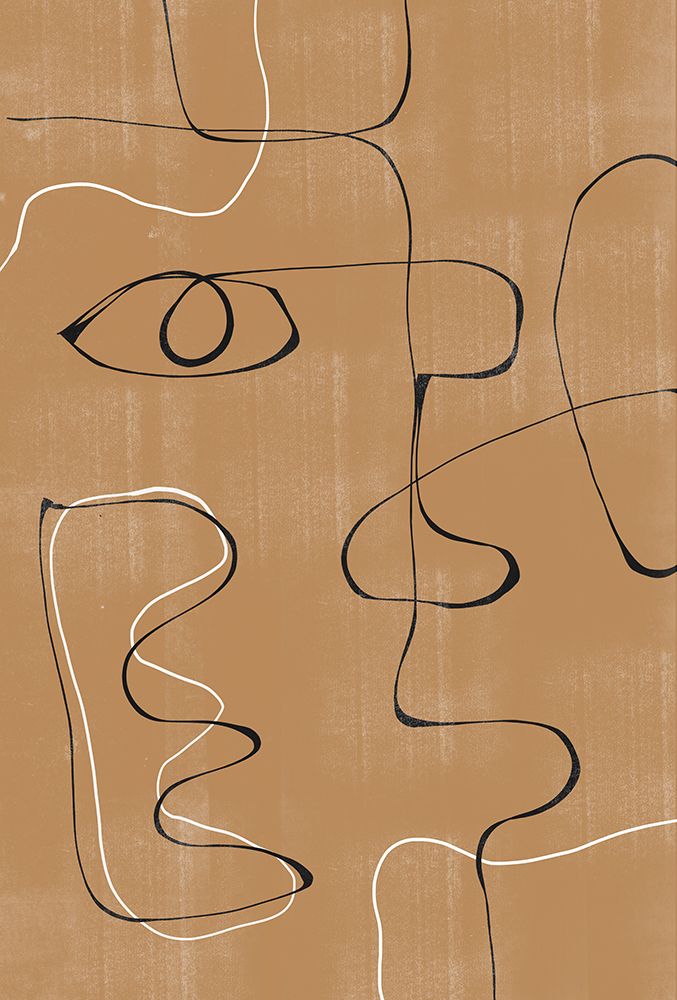 Abstract Face No3. art print by The Miuus Studio for $57.95 CAD