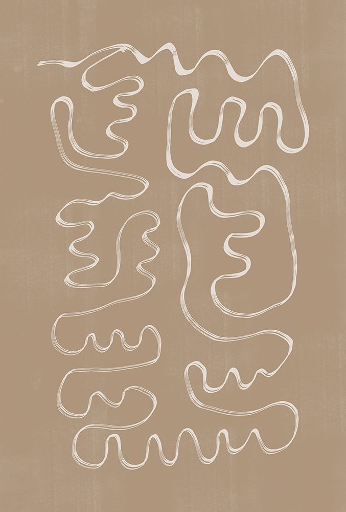 Abstract Lines No1. art print by The Miuus Studio for $57.95 CAD