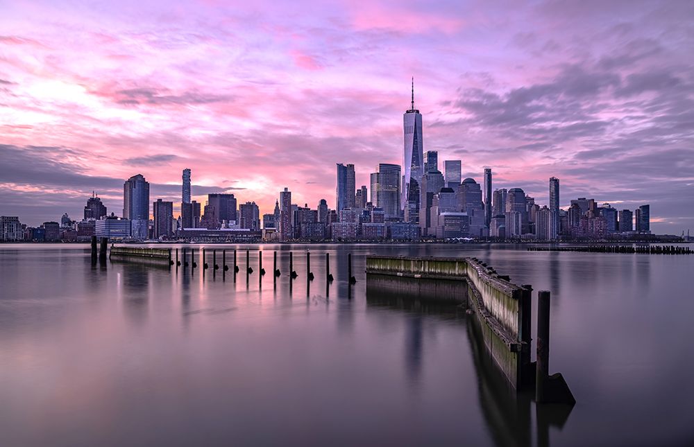 Manhattans Morning art print by Jie Jin for $57.95 CAD