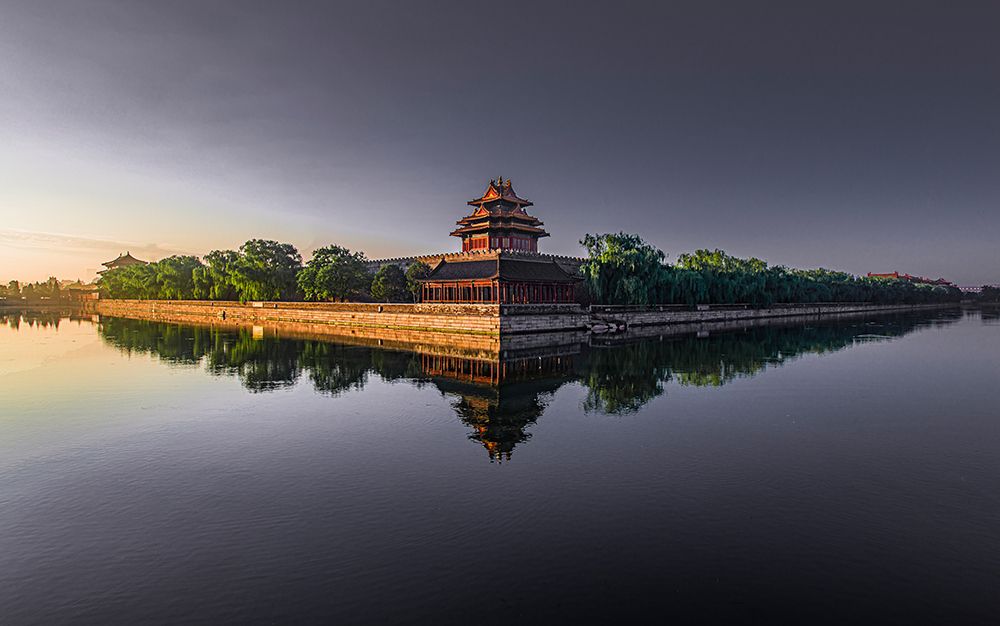 Moring Light on Forbidden City art print by Bing Yu for $57.95 CAD