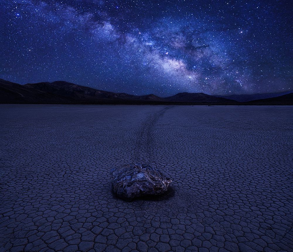 Milky Way Over The Racetrack art print by Anna Zhang for $57.95 CAD