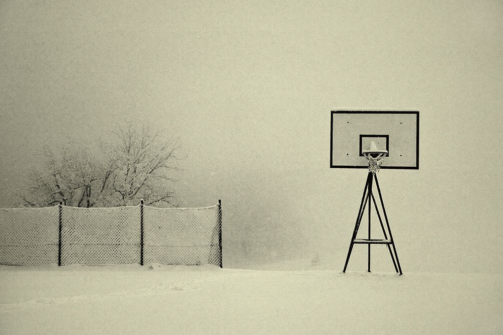 Winter playground art print by Jure Kravanja for $57.95 CAD