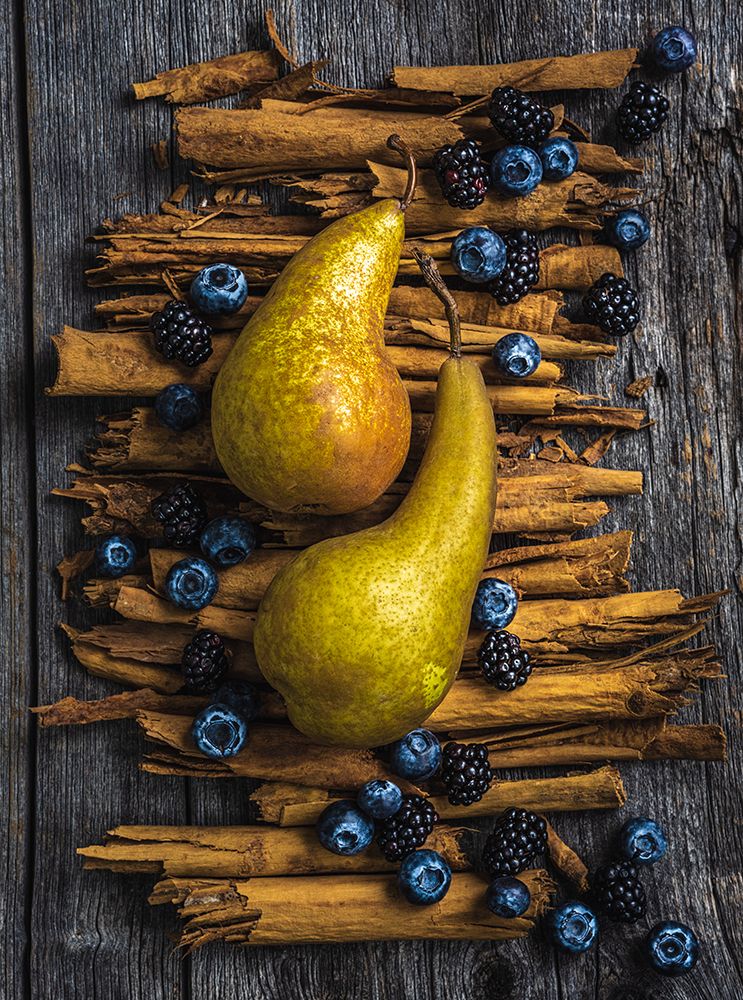 Pears and cinammon art print by Alan Shapiro for $57.95 CAD