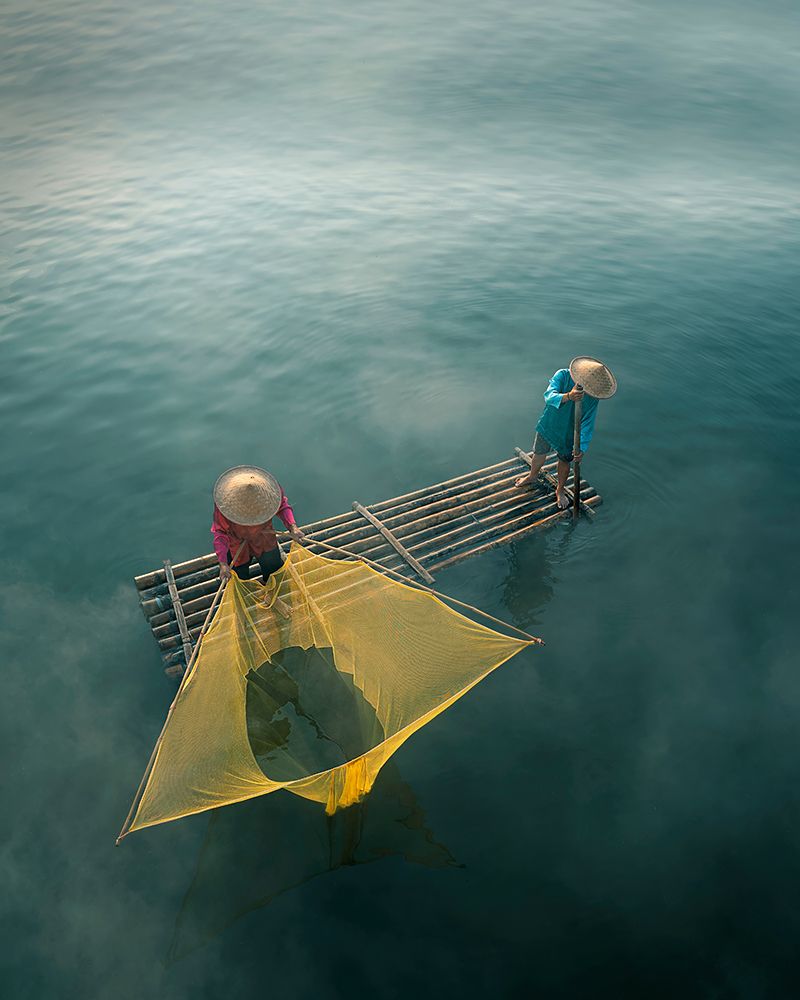 fisherman art print by Octavandy for $57.95 CAD