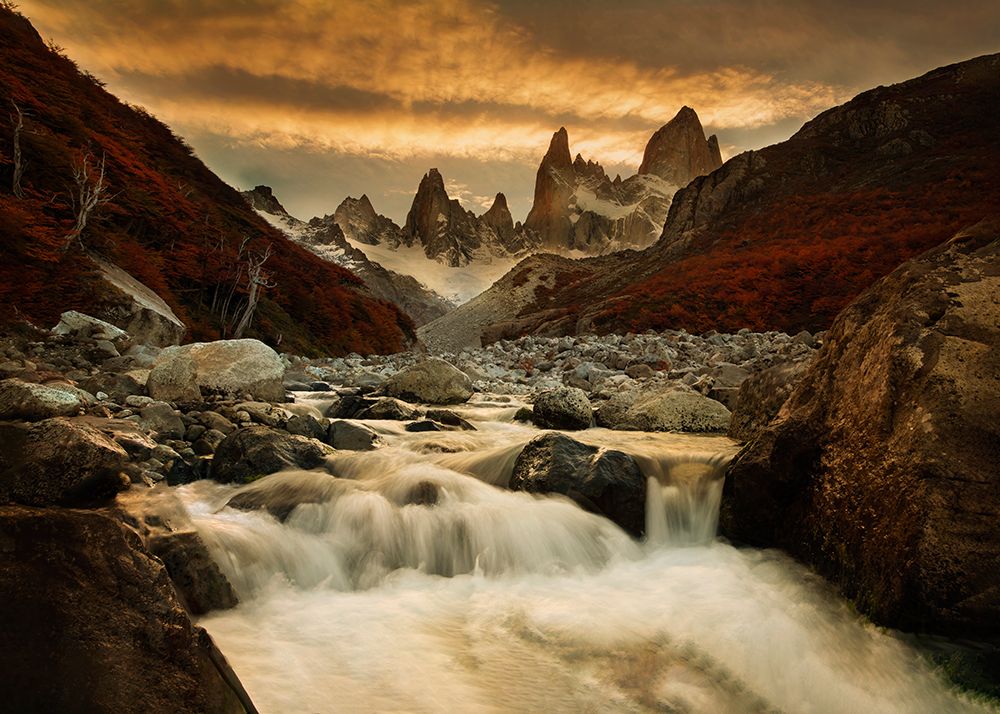 Dusk Patagonia art print by Ming Chen for $57.95 CAD