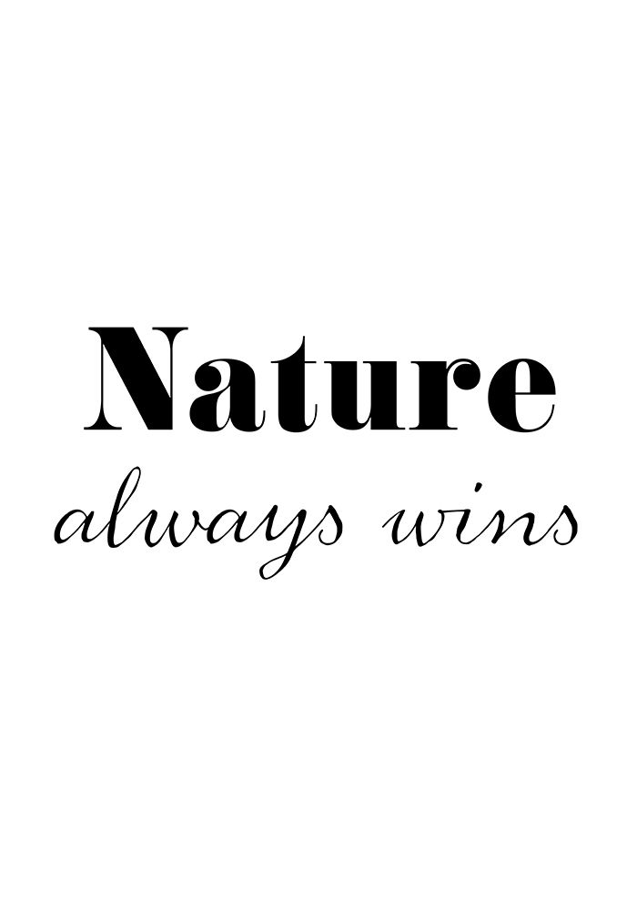 Nature always wins art print by 1x Studio II for $57.95 CAD