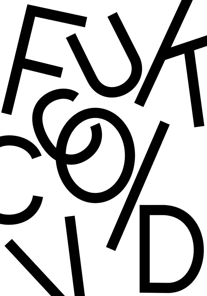 Fuck Covid - White art print by 1x Studio II for $57.95 CAD