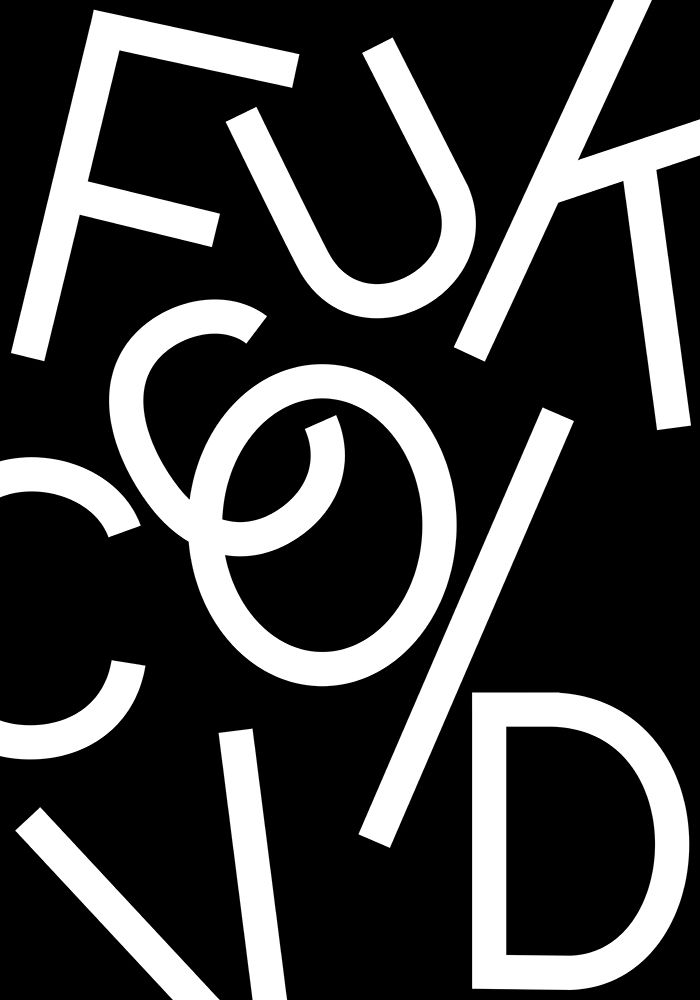 Fuck Covid - Black art print by 1x Studio II for $57.95 CAD