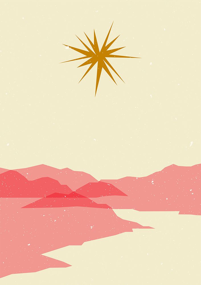 Sunny landscape art print by NKTN for $57.95 CAD