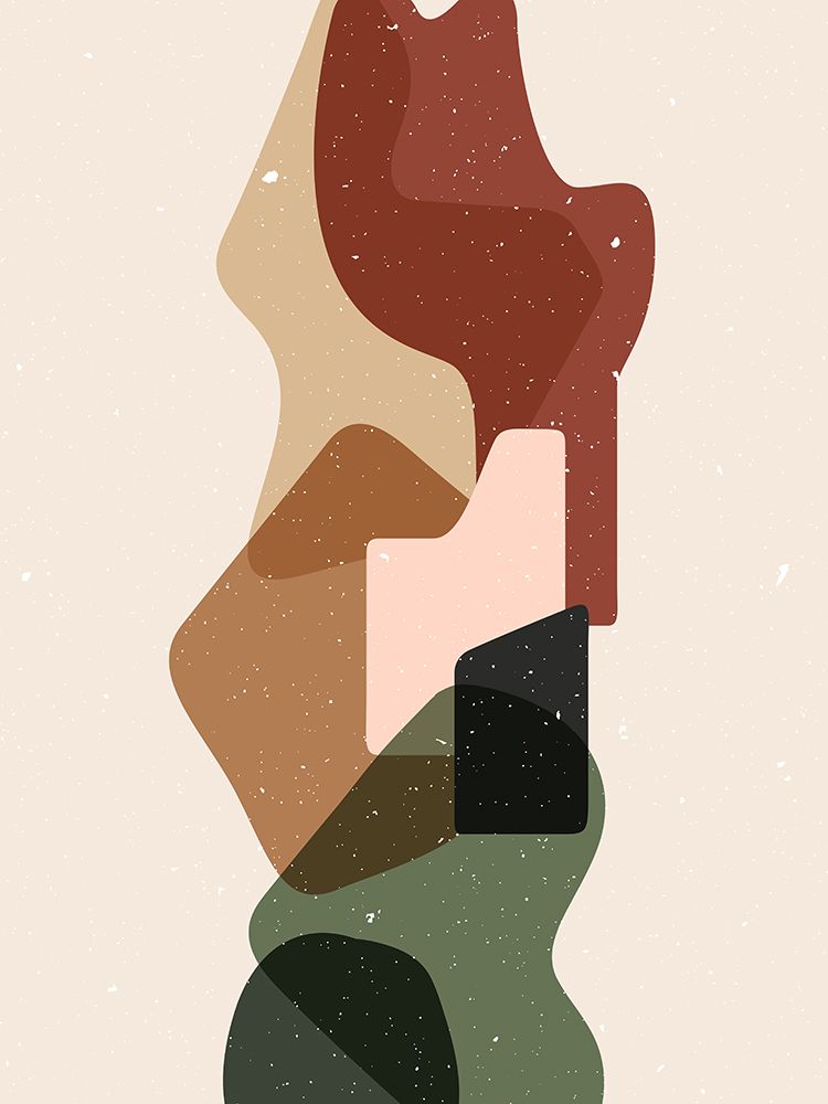 Abstract composition 12 art print by NKTN for $57.95 CAD