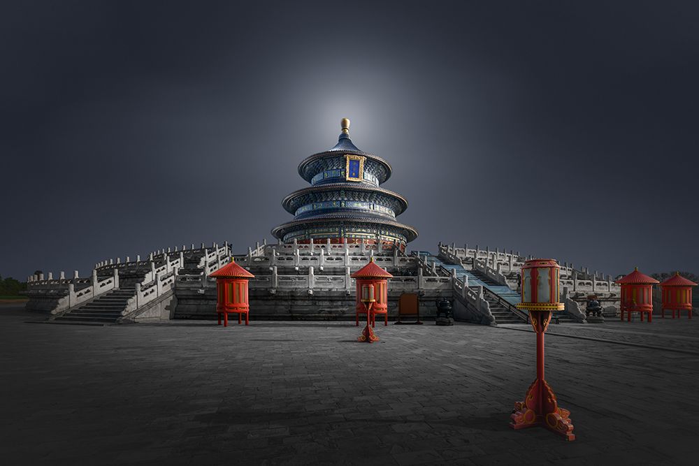 The Hall Of Prayer For Good Harvest 2 art print by Alvin Wang for $57.95 CAD