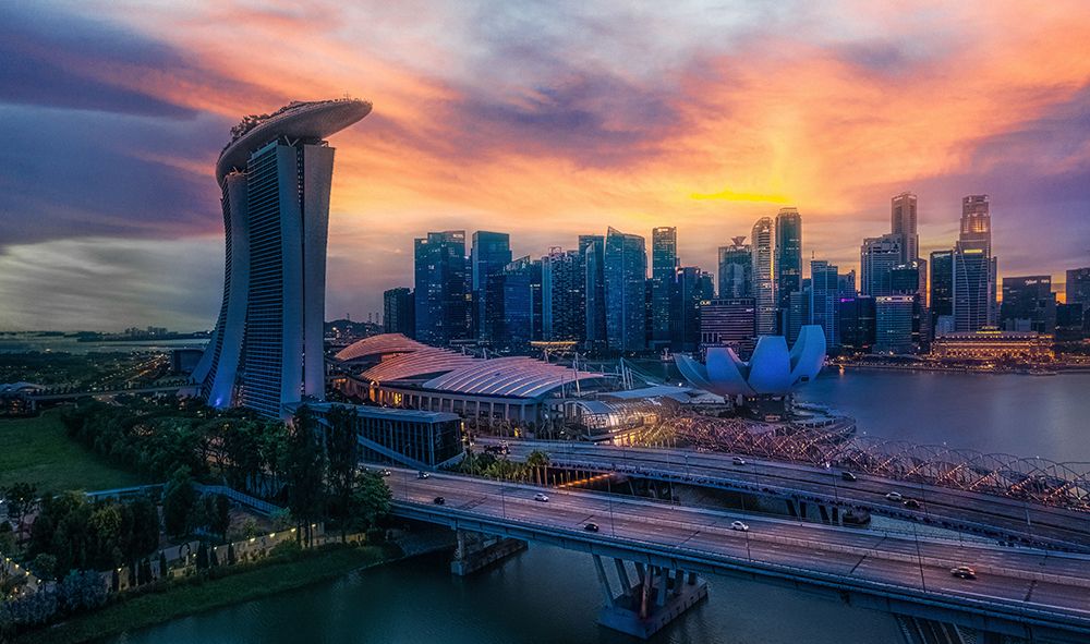 Marina Bay art print by Jianping Yang for $57.95 CAD