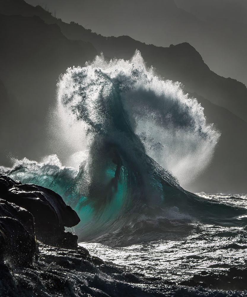 Kauai Twisted Wave art print by Ken Fong for $57.95 CAD