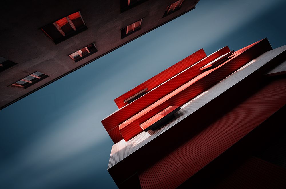 Red art print by Ajkabajka for $57.95 CAD