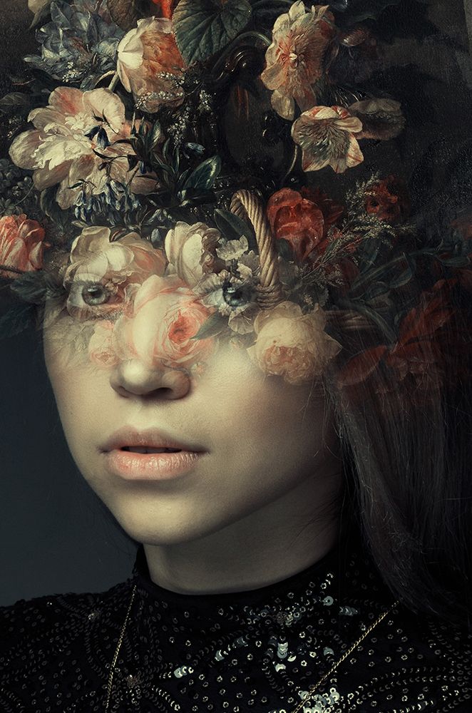 FLORAL PORTRAIT art print by Paul Adrian Chis for $57.95 CAD