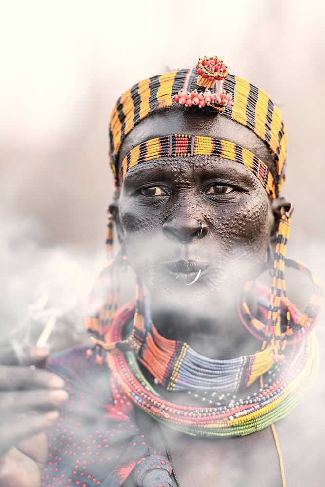 Jiye tribeswoman art print by Trevor Cole for $57.95 CAD