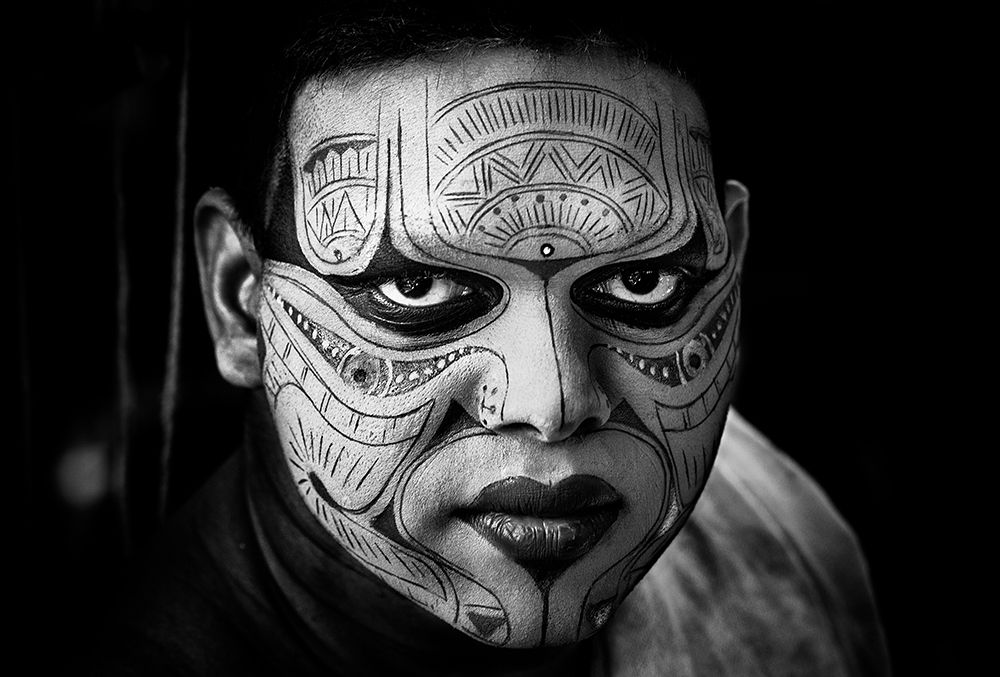 Theyyam Ceremony Performer-I - India art print by Joxe Inazio Kuesta for $57.95 CAD