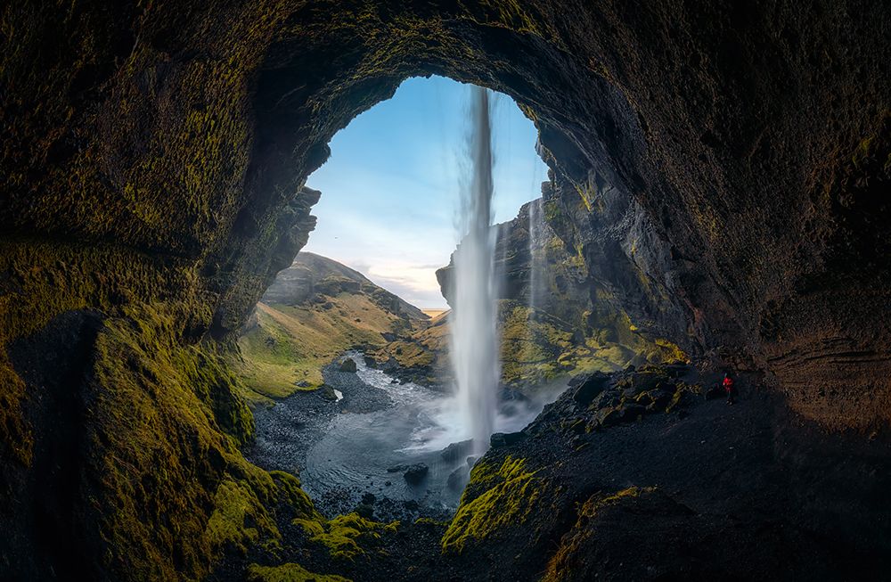 Kvernufoss I art print by Bartolome Lopez for $57.95 CAD
