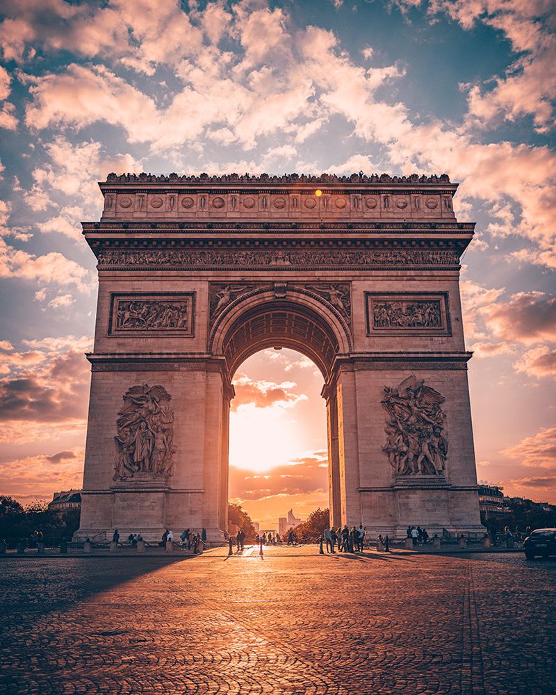 Golden Arc of Paris art print by Behdad Pournader for $57.95 CAD