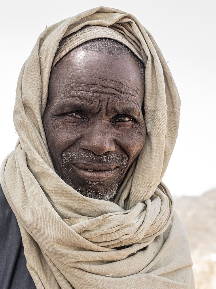 Elder At Niergui Refugee Camp-Tchad art print by Elena Molina for $57.95 CAD