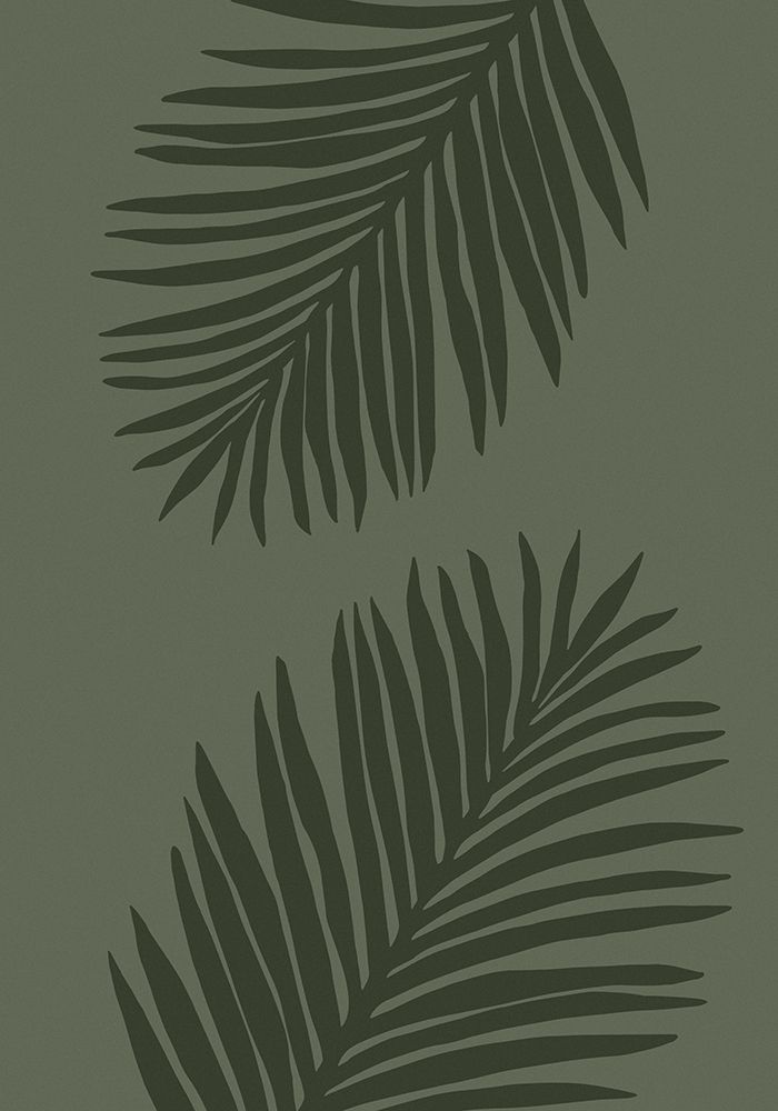 PALM LEAF 05 ALL GREEN art print by 1x Studio for $57.95 CAD